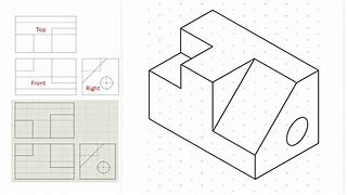 Image result for Right Triangle Isometric Sketch