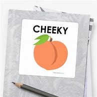 Image result for Cheeky Peach Emoji