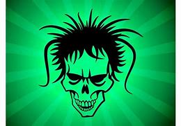 Image result for Punk Rock Skull