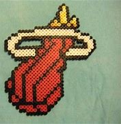 Image result for Perler Beads Miami Heat Logo