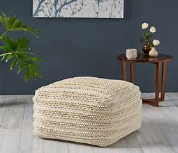 Image result for Square Pouf
