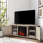 Image result for Frosted Oak TV Corner Stand