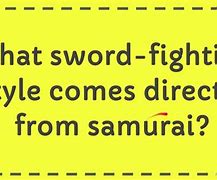Image result for Types of Sword Fighting Styles