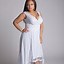 Image result for Plus Size White Summer Dress