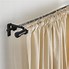 Image result for double curtains rods bracket