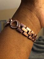 Image result for Swarovski Rose Gold Watch Strap