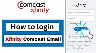 Image result for Xfinity/Comcast Homepage Email