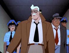 Image result for Commissioner Gordon Batman Cartoon