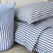 Image result for Blue and White Striped Duvet Cover