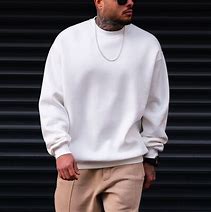 Image result for White Vintage Oversized Sweatshirt Men
