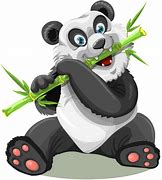 Image result for Panda Eating Drawing