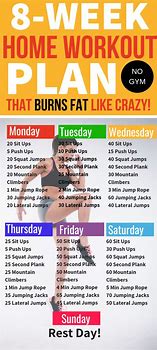 Image result for Daily Workout Plan From Home