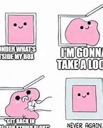 Image result for Pink Blob Metal Box Meme