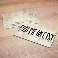 Image result for Etsy Business Cards