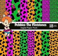 Image result for Pebbles Flintstone Orange Backround