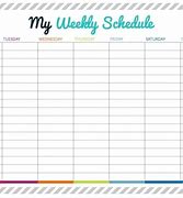 Image result for Printable Weekly Planner with Time Slots