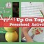 Image result for Ten Apples Up On Top Preschool Activity