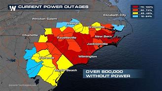 Image result for NC Power Outage Map