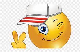 Image result for Wink Emoji with a Cap