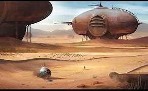 Image result for Sci-Fi Concept Art Desert