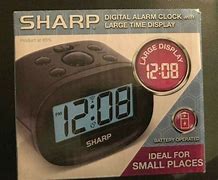Image result for Sharp Digital Alarm Clock Model 498