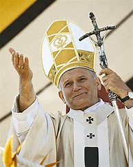 Image result for Pope John Paul II Figire with Coinchair