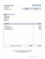 Image result for Basic Invoice Template Word