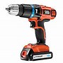 Image result for Black and Decker 18V Cordless Drill