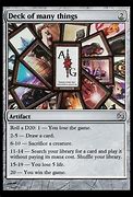 Image result for Deck of Many Things MTG