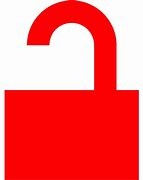 Image result for Lock Unlocked Red