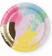 Image result for Walmart Paper Plate Rose Gold