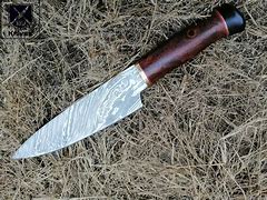 Image result for Damascus Kitchen Knife Cutting Boar