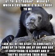 Image result for Service Industry Memes