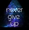Image result for Sfondi Never Give Up