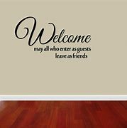 Image result for Guest Room. Welcome Sign