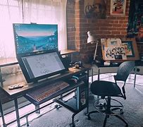 Image result for Drawing Desk Setup