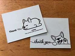 Image result for Corgi Thank You Notes