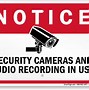 Image result for CCTV Recorder Sign