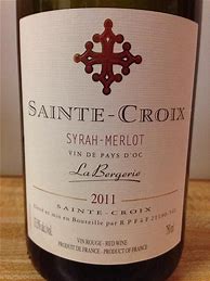 Image result for saint Croix Vin Pays d'Oc Bergerie