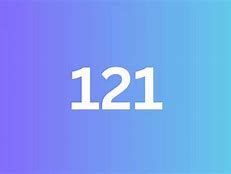 Image result for Table of 121