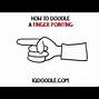 Image result for How to Draw Pointing Hand