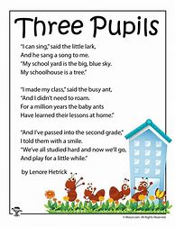 Image result for Short School Poems