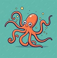 Image result for Cartoon Octopus Silhouette
