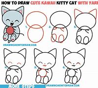 Image result for Cat Drawing Cartoon Animals