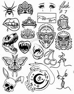 Image result for Old School Tattoo Stencils