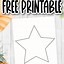 Image result for Small Star Template Printable