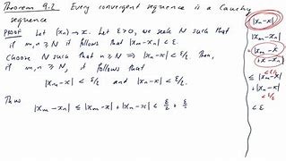Image result for Cauchy Sequence