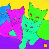 Image result for Trippy PFP Cat