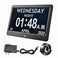 Image result for Digital Calendar Day Clock