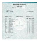Image result for Official High School Transcript